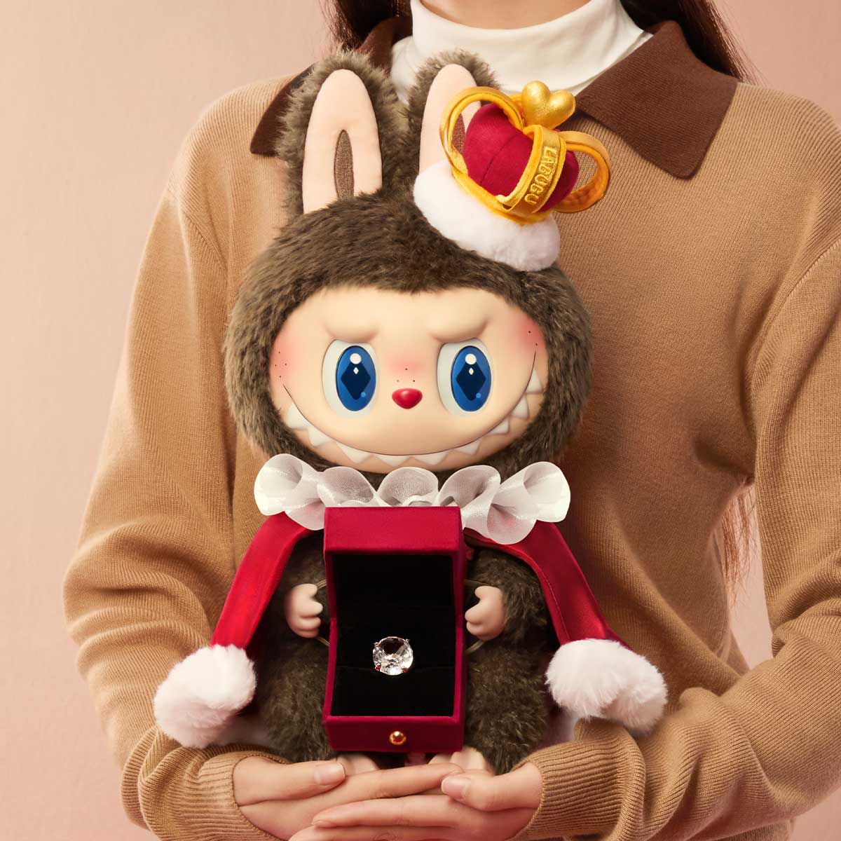 ぬいぐるみ THE MONSTERS Labubu Let's Checkmate NEW POP MART THE MONSTERS Let's Checkmate Plush LABUBU KING